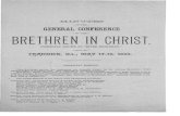GENERAL CONFERENCE BRETHREN IN CHRIST,bicarchives.messiah.edu/files/Documents1/1893_gen_conf_minutes.pdfThe brethren thus appointed are Samuel Whisler, A. M. Engle and W. O. Baker.