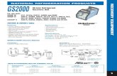 NATIONAL REFRIGERATION PRODUCTS GS20001 NATIONAL REFRIGERATION PRODUCTS RECOVERY EQUIPMENT Features • Pumps Liquid or Vapor Directly • 1/2 H.P. Oil Less Compressor • Patented