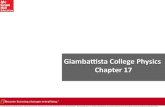 Giambattista College Physics Chapter 17...Giambattista College Physics Chapter 17. Electric potential energy . change in is ...