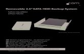 Removable 2.5” SATA HDD Backup SystemManual Revision: 11/06/2012 For the most up-to-date information, please visit: DE: Bedienungsanleitung - de.startech.com FR: Guide de l'utilisateur