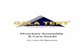 GALA TENT · 2021. 3. 9. · Gala Shade Pro-40 is Gala’s mid range heavy-duty gazebo for commercial applications. Quality build the design balances exceptional durability and strength,