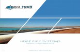 HDPE PIPE SYSTEMS...2. BUTT WELD & FABRICATED ITEMS 18 3. FLANGES, GASKETS & BOLT SETS 38 90º Sweep Bend 20 60º Sweep Bend 21 45º Sweep Bend 22 30º Sweep Bend 23 15º Sweep Bend
