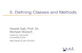 5. Defining Classes and Methods - UZH IfI00000000-4720-edff-0000... · 2016. 6. 23. · © 2008 Pearson Education, Inc., Walter Savitch and Frank Carrano 12 Exercise: University Information