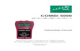 COMBI 5000 · 2021. 3. 12. · 3. Produktüberblick COMBI 5000 Das COMBI 5000 ist ein Multifunktionsmessgerät für 8 Messverfahren: pH – EC – AM – VWC – rH – p – T –