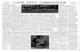 CASS CITY CHRONICLEnewspapers.rawson.lib.mi.us/chronicle/ccc_1960 (e)/issues... · 2003. 9. 16. · F,umbles Fumbles lost Passes attempted Passes completed Yards penalized c cc 11