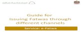Guide for Issuing Fatwas through different channels · E- Fatwa Call For Fatwa SMS Fatwa Number 2535 QUICK LINKS Supplier Registration Hajj And Urnrah Digital Library Complain & System