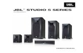 loudspeakers - JBL... 3 English PlaCeMent Studio 590/Studio 580/Studio 570/Studio 530 – LEFt ANd RiGHt CHANNELS For the best results, place the speakers 6 – 10 feet (1.8m – 3m)