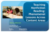 Teaching Nonfiction Reading: Phenomenal Lessons Across ...Nonfiction text is text that is factual. Today we are looking at both informational texts and other types of nonfiction texts