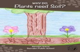 WHY DO Plants need Soil? - Enviro-Stories...Plants can’t survive without food so soil provides food for them through their roots. Nutrients in the soil help plants grow strong. Some