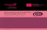 International Coaching Psychology Review...Vicky Ellam-Dyson undertook a pilot study which investigated the application of group cognitive behavioural coaching (CBC) with college students