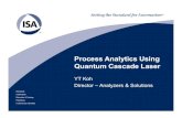 Process Analytics Using Quantum Cascade Laser · the Rosemount line of Process Gas Analysers and Gas ... • Matches analysis of Gas Chromatograph with much faster response • Can