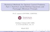 Numerical Methods for Optimal Control Problems. Part I: … · 2016. 5. 15. · References Main references 1 M. Bardi, I. Capuzzo Dolcetta, Optimal control and viscosity solutions
