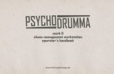 mark II chaos management workstation operator’s handbook...chaos management workstation operator’s handbook “ Psychodrama is an action method, in which clients use spontaneous