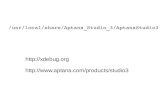 usr/local/share/Aptana Studio 3/AptanaStudio3zeus.cs.pacificu.edu/chadd/cs445s13/Lectures/Aptana.pdf · Coding Standards Download the Aptana PHP Coding Style from Moodle Window |