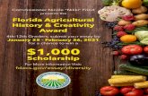 Scholarship · 2021. 3. 15. · 5. PRIZES: Each winner will receive a Florida 529 scholarship from Florida Prepaid [Prize Actual Retail Value (ARV): $1,000]. Prize winners will be
