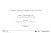 In Search of ZGood Energy Policy University of Cambridge, 26 ......PowerGen Europe, 2017. Decarbonisation, decentralisation and digitalisation: the big drivers at PowerGen 2017. PowerGen