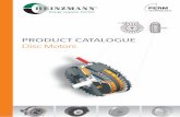 PRODUCT CATALOGUE Disc Motors · 2019. 1. 12. · 4 HEINZMANN Electric Drives HEINZMANN Electric & Hybrid Drives For decades, HEINZMANN has been developing and producing sturdy, powerful