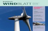 92461 Windblatt GB 0110...Editorial The new EU Energy Commissioner, Günther Oettinger, has also re- cognised the need for change and has become an advocate of restructuring the energy