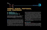 AMINO ACIDS, PEPTIDES, AND PROTEINS · 2015. 3. 18. · chapter AMINO ACIDS, PEPTIDES, AND PROTEINS 3.1 Amino Acids75 3.2 Peptides and Proteins85 3.3 Working with Proteins89 3.4 The