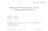 Blood Pressure and Hypertension - Sheffield Children's Hospital · 1. Measure blood pressure correctly (section 2). 2. Interpret blood pressure measurements using centile charts for