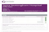 Spire Nottingham Hospital NewApproachComprehensive Report … · 2020. 4. 21. · LetterfromtheChiefInspectorofHospitals SpireNottinghamHospitalisoperatedbySpireHealthcareLimited.Thehospitalopenedon29April2017.Itisanew