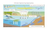 Climate Engineering Approaches · 2017. 8. 15. · Scenarios studying Climate Engineering •Model scenarios planned together with the SDWG, using the strategic geoengineering approach