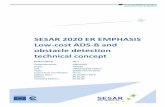SESAR 2020 ER EMPHASIS Low-cost ADS-B and obstacle … · 2019. 9. 27. · SESAR 2020 ER EMPHASIS Low-cost ADS-B and obstacle detection technical concept DeliverableID D6.1 ProjectAcronym