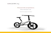 Manual del propietario - Gocycle · 2020. 8. 27. · EN 14764:2005 Bicicletas urbanas y de trekking - Requisitos de seguridad y métodos ... pueden aumentar el riesgo de lesión para