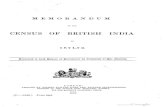 Memorandum on the Census of British India of 1871-72piketty.pse.ens.fr/files/ideologie/data/CensusIndia/... · 2018. 4. 12. · 23. Population ofBritish India, classiﬁed according