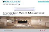Inverter Wall Mounted - eCOX.com.hk€¦ · DC Inverter Daikin calls an inverter model that is equipped with a DC motor a DC Inverter. A DC motor offers higher efﬁ ciency than an