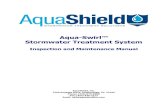 Aqua-Swirl™ Stormwater Treatment System · 2018. 8. 7. · Aqua-Swirl™ Stormwater Treatment System Inspection and Maintenance Manual AquaShield, Inc. 2705 Kanasita Drive, Chattanooga,