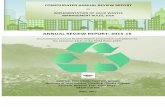 CPCB | Central Pollution Control Board - ANNUAL REVIEW … · 2018. 1. 13. · The Central Pollution Control Board (CPCB) prepares the Consolidated Annual Review Report every year