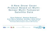 A New Snow Cover Product Based on Multi- Sensor Multi-Temporal Satellite Data · 2015. 10. 15. · A New Snow Cover Product Based on Multi-Sensor Multi-Temporal Satellite Data Rune