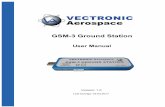 GSM-3 Ground Station - Vectronic Aerospace...Collar Data please refer to the GPS Plus X software manual. 4 SMS Transmission & Reception The collar will send the SMS to the GSM Station
