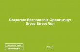OVERVIEW...Broad Street Run with Fairmount Park Conservancy • With over 35,000 annual participants, the Blue Cross Broad Street Run is the largest 10 mile race in the country and