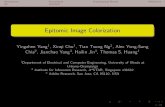 Epitomic Image Colorization - Yingzhen Yangyingzhenyang.com/papers/epitomic_image_colorization...Introduction. . . . . . Formulation Experimental Results References.. Epitomic Image