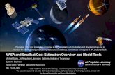 NASA and Smallsat Cost Estimation Overview and Model Tools · • Estimate flight software cost by parametric method for inner and outer planetary mission if your spacecraft cost