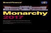 Monarchy 2017 - Brand Finance · 2020. 10. 13. · 2012, the value of the British Monarchy in 2017 amounts to approximately £67.5 billion. The Monarchy’s tangible assets – the