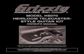 MODEL H8070 HEIRLOOM TELECASTER- STYLE GUITAR KITdl.owneriq.net/b/b73a74c8-c94f-bf54-29b7-fc8e11641ac4.pdf · H8070 Heirloom Telecaster-Style Guitar Kit -3-If you have any comments