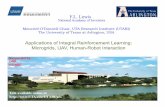 2019 06 RL 3- applications - University of Texas at Arlington 01 NTU HRI and RL...May 20, 2013 Jinliang Ding 1. Jinliang Ding, H. Modares, Tianyou Chai, and F.L. Lewis, "Data-based