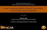 Low-Frequency North Atlanc Variability in the CESM Large …cpo.noaa.gov/.../ESS/Kim_NOAA_CVP_webinar_110316_sm.pptx.pdf · 2016. 11. 4. · Low-Frequency North Atlanc Variability
