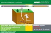 EERE PowerPoint 97-2004 Template: Green Version...Directional Measurement-While-Drilling System for Geothermal Applications Kamalesh Chatterjee EE0005505 Baker Hughes Track 3 EGS1
