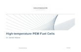 High-temperature PEM Fuel Cells - HZG · 2008. 2. 12. · LT-PEM-FC (Low Temperature Proton Exchange Membrane Fuel Cell) PAFC (Phosphoric Acid Fuel Cell) 100 0 AFC (Alkaline Fuel