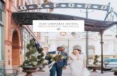 THE OXFORD HOTEL WEDDING MENUS · 2020. 6. 26. · While you browse this lookbook of menu inspirations, we hope you keep in mind that your wedding menu will be uniquely yours. An
