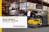 ECR 327/336 End Rider Pallet Truck - Darr Equipment Co. · 2017. 8. 14. · the ECR 327 / 336 helps you complete more in less time. Strong performance on inclines The ECR is designed