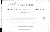 Whole No. 33. ::: ~~1~·BULLETIN - AAMC · 2019. 8. 12. · pressedinanypaperoraddress publishedinthe BULLETIN. BULLETIN VOL. II. ISSUED JUNE, 1896. NO·7· American Academy-of Medicine.