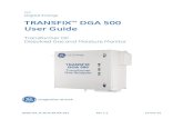 TRANSFIX DGA 500 User Guide - kama solutions · 2020. 12. 1. · The product provides IP55 level water spray protection. It is possible for a water deluge system to exceed IP55 thresholds