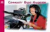 COMMUNITY RADIO HANDBOOK - INFOAMÉRICA · 2010. 2. 16. · Community Radio Handbook Colin Fraser and Sonia Restrepo Estrada ... technicians, operators and radio producers in community