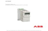 ABB ACS850-04 Drive Modules Hardware Manual · 2018. 11. 14. · ACS850 drive manuals *The delivery includes a multilingual quick installation guide. **The delivery includes a multilingual