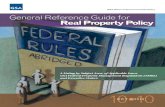 GSA Office of Governmentwide Policy General Reference Guide for Real … · 2010. 11. 8. · laws, Executive Orders and regulations, including GSA's Federal Management Regulation